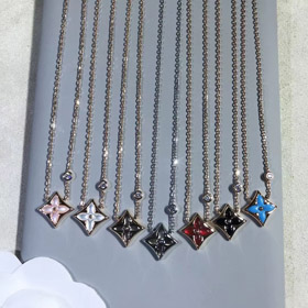 Louis Vuitton LV matki perły diamentowy naszyjnik-3631  