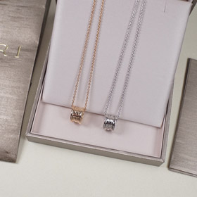 Bulgari Naszyjnik wiosny Rose Gold Mini Naszyjnik-3763  