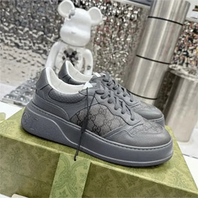 GUCCI skóra niski top korynkowe modne buty tenisowe-2949  