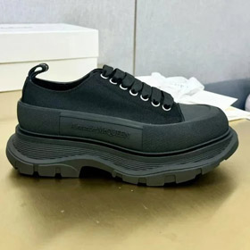 Alexander McQueen bieżnik Slick korynkowe tłoczone buty kostki-2951  