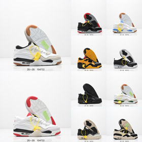 Jordan Air Jordan 4 RM niski top retro buty do koszykówki dla dzieci-4151  