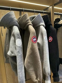 Canada Goose gruby z kapturem wełna Cardigan kurtka-4352  