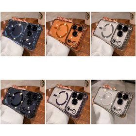 Apple iPhone 17 obudowa z czterema narożnikami do ochrony przed upadkiem, wbudowane zamknięcie magnetyczne i ochrona soczewki-4628  