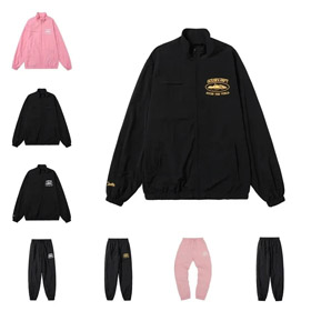 Corteiz Stand kołnierz wydrukowany długi rękaw Casual Suit-4773  