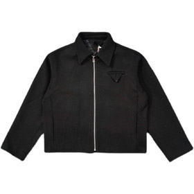 RADIUM Solid Color Loose Fit umiarkowany kołnierz długi rękaw kurtka-4776  