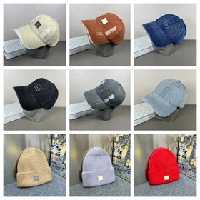 ACNE Retro umyta haftowany list baseball Cap-4979  