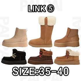 UGG Link5 ️⃣  Nowe Shearling grubo sprzedane buty śnieżne-5547  