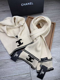 Chanel nowy klasyczny i wszechstronny wełna dzianiny ciepły szalik-5600  