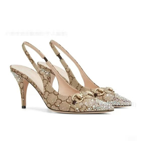 Gucci szpilowe palce slip-on szpilowe obcasy-5610  