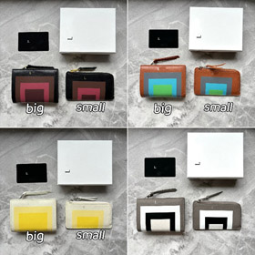 Loewe nowy wielobarwny mały portfel z zamkiem-5798  