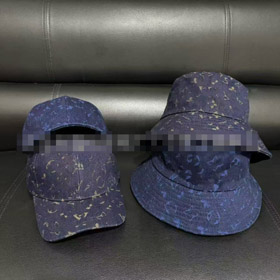 Louis Vuitton (LV) nowy stylowy na zewnątrz denim baseball cap-5849  