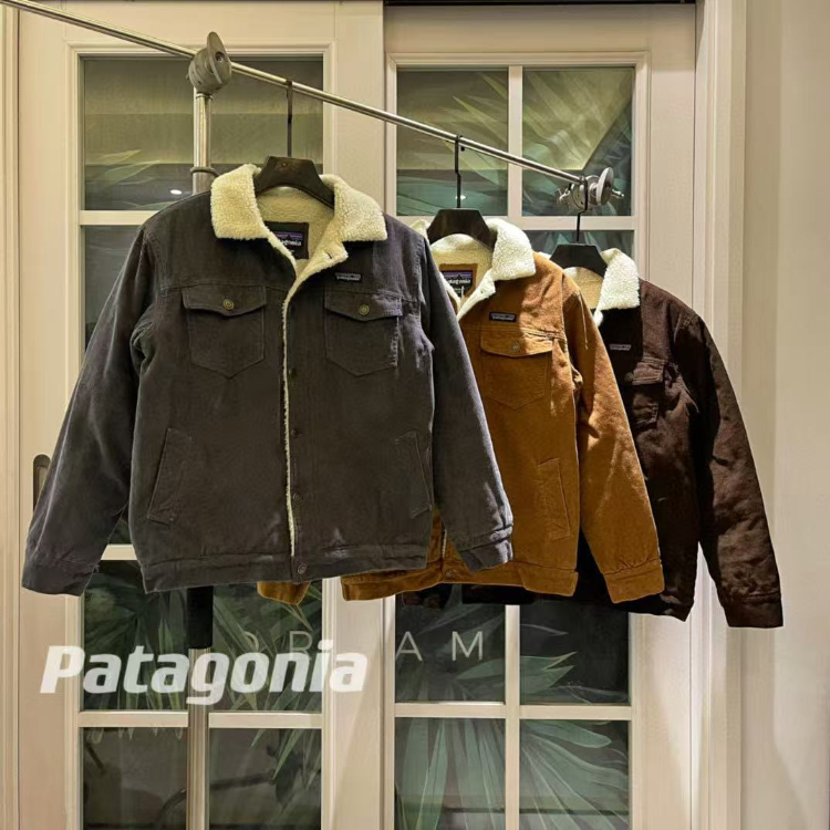 Patagonia Corduroy Fleece na zewnątrz ciepła kurtka-5888  