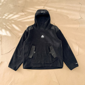 Najwyższy x Nike ACG Faux Shearling Pullover z kapturem-5904  