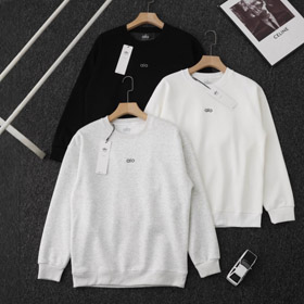 Alo haftowana bluza z krzyżką z podkładką fleece-5914  