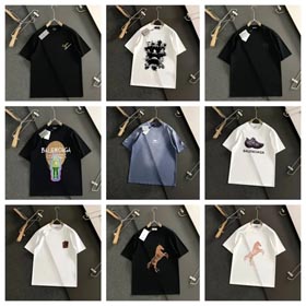 Balenciaga Moda Koszulki Koszulki-1237  